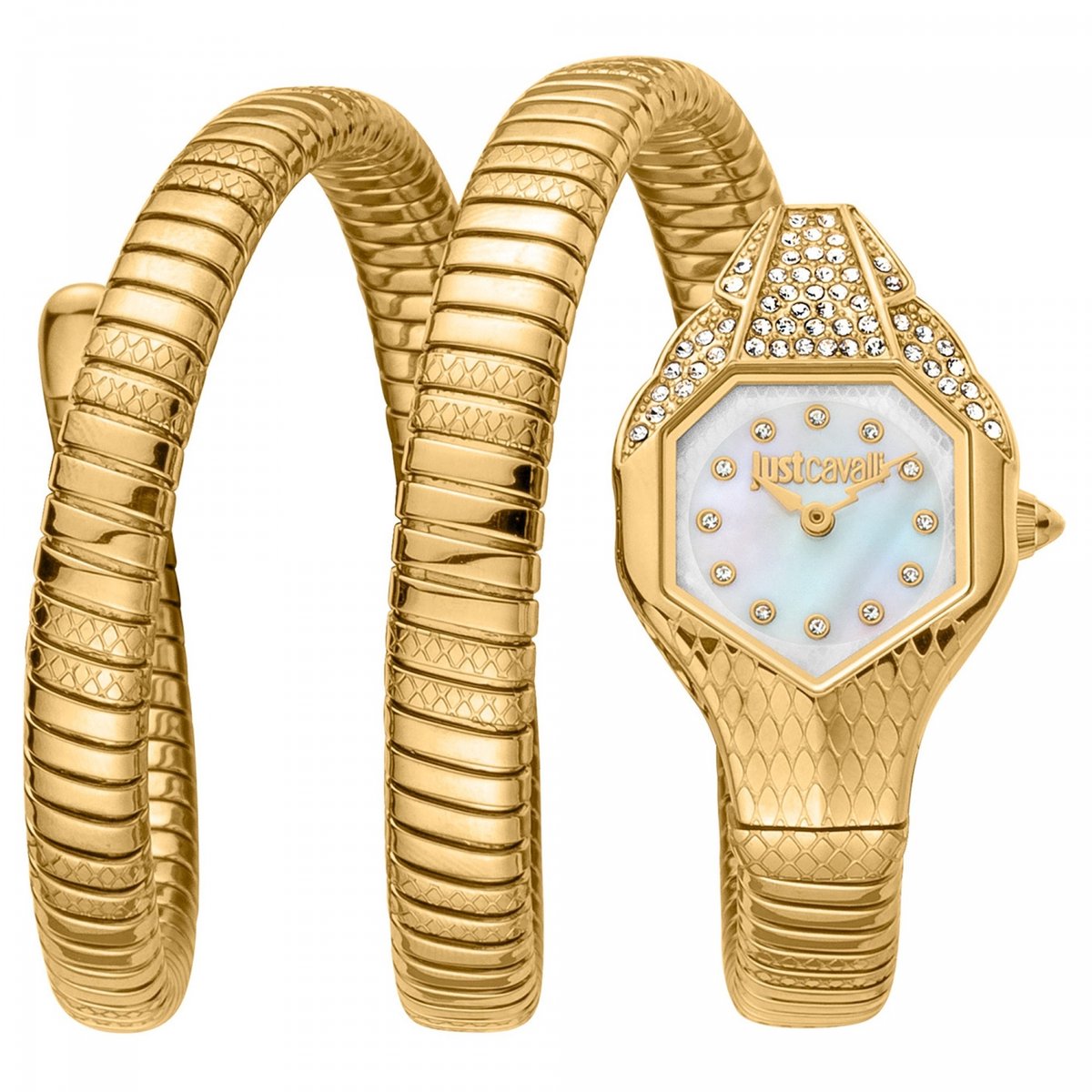 Just Cavalli JC1L193M0025 horloge vrouw - Roestvrij Staal - goud