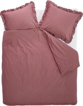 At Home by BeddingHouse Flamboyant dekbedovertrek - Eenpersoons - 140x200/220 - Donker roze
