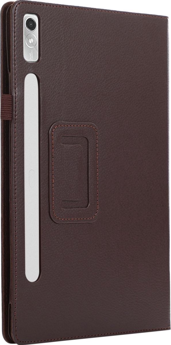Mobigear Tablethoes geschikt voor Lenovo Tab P11 Pro Gen 2 Hoes | Mobigear Classic Bookcase + Stylus Houder - Bruin