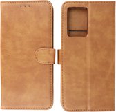 Oppo A57s - A77s - A77 4G Case Book Case Wallet Phone Case - Marron