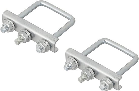 ProPlus U-beugel voor neuswielklem - vierkant - thermisch verzinkt - 60 mm - 2 stuks van ProPlus — afbeelding 5