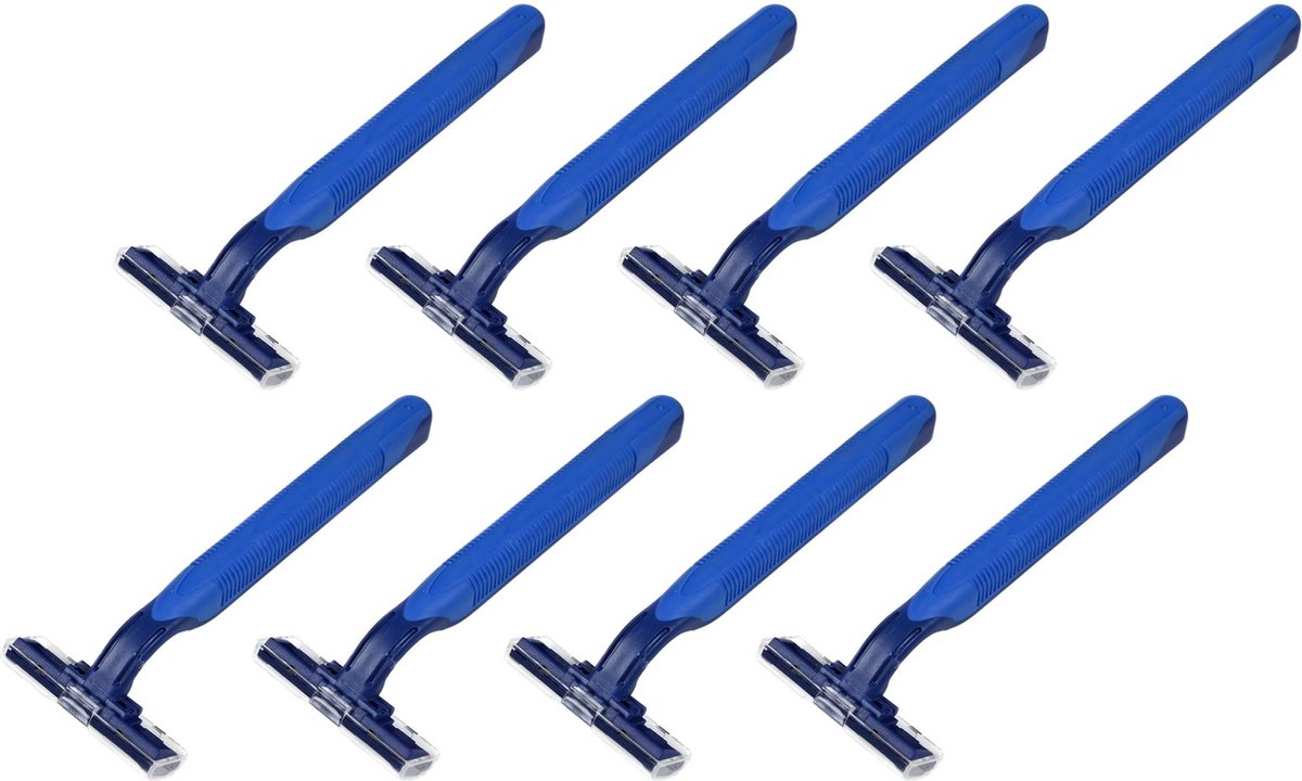 Benson Scheermesjes Wegwerp 2 Bladen Blauw 8 Stuks