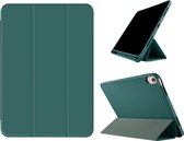Hoes geschikt voor iPad 2022 10e Generatie (10.9 inch) met pencil houder - Smart bookcase - Pine Groen