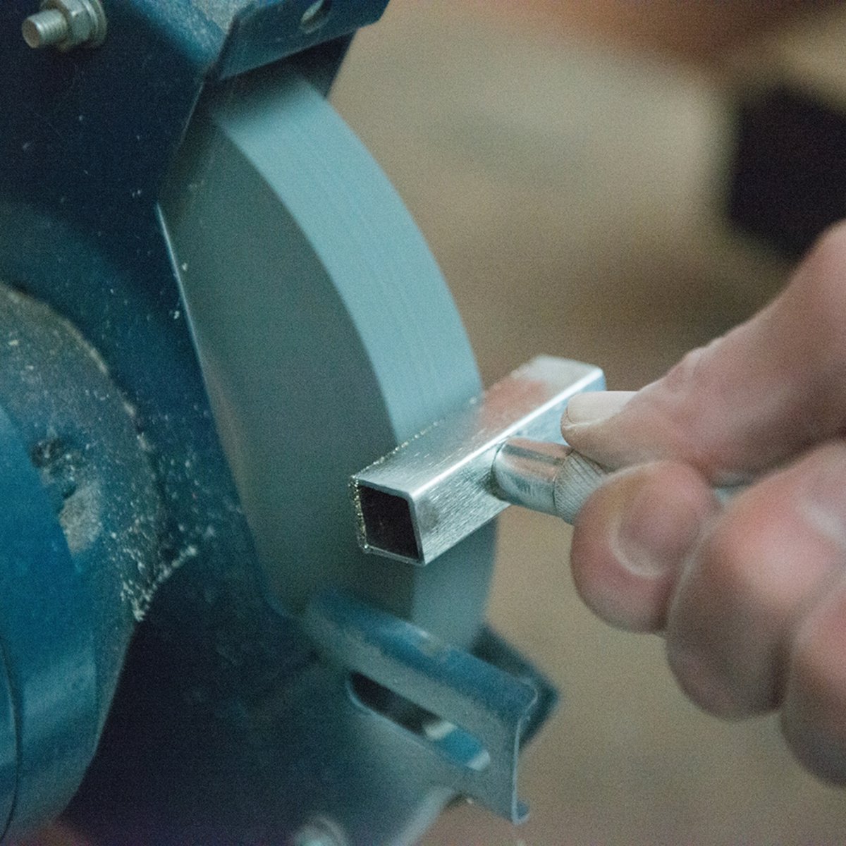 Silverline Heavy-duty diamant steenslijper - 40 x 10 mm - gekarteld handvat - slijpwiel restauratie thumbnail 2