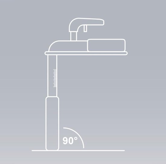 ProPlus Disselweger met voet - Aluminium - Meet kogeldruk 50-100 kg - Grijs van ProPlus — afbeelding 3