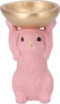 Bol lapin de Pâques rose 11x10x18cm - Décoration de Pâques