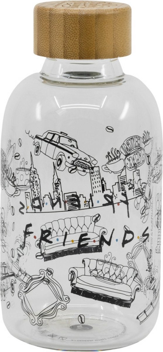 Friends - Glazen Fles Small 620 Ml