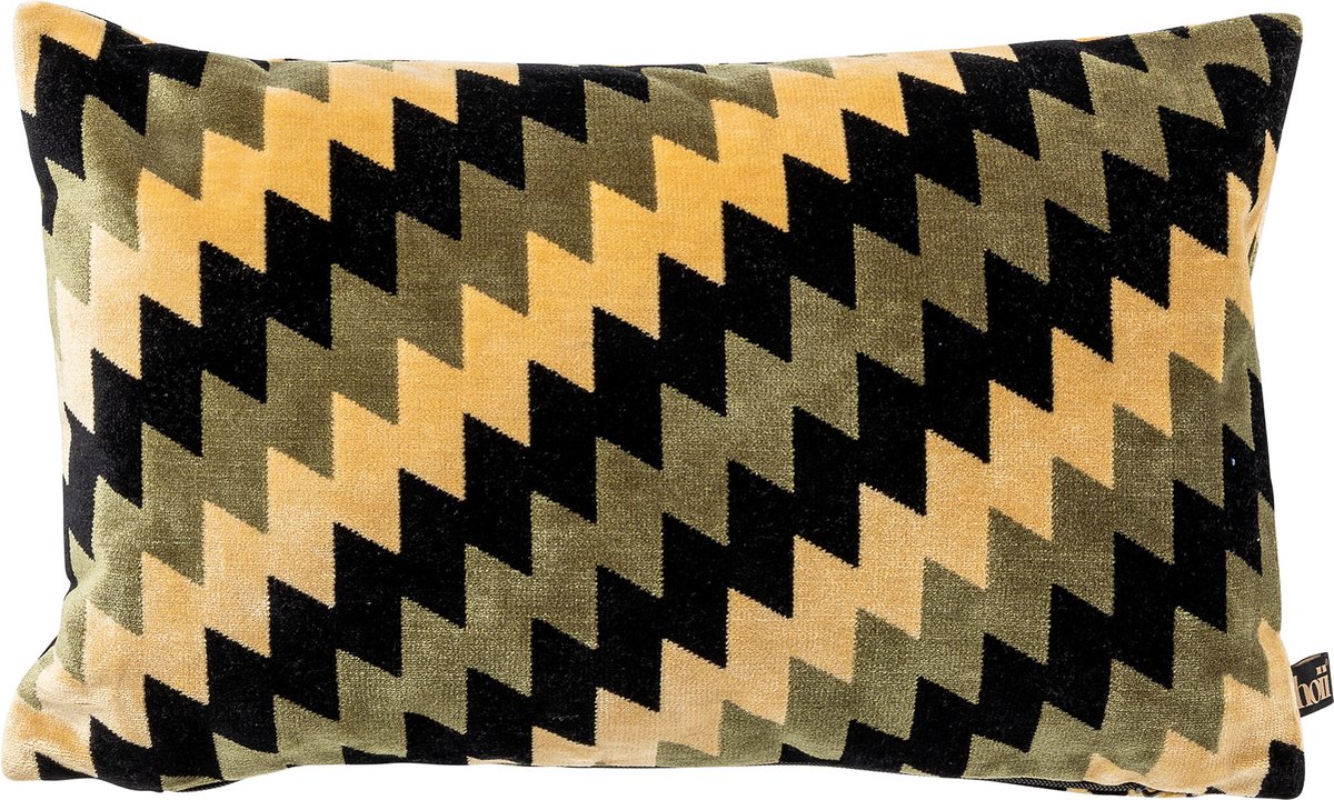Hoii FRANCESCO | sierkussen 30x50 cm | Military Olive | groen | multicolor | Hoii | met duurzame kussenvulling Olijfgroen