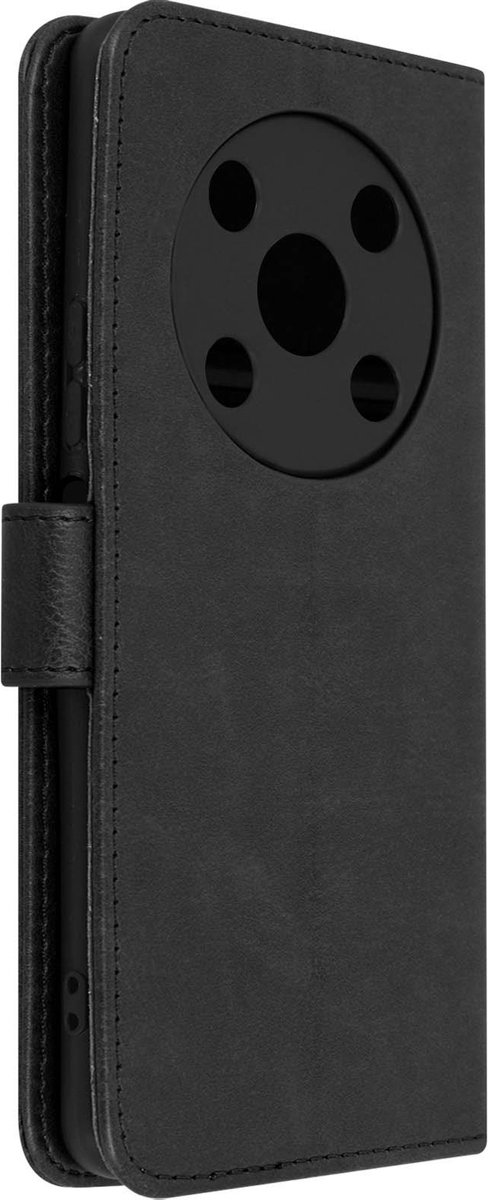 Geschikt voor Honor Magic 4 Lite Bookcover Video Support Functie zwart
