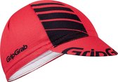 GripGrab - Lightweight Zomer Fietspet Mesh Cycling Cap Retro Fietsmuts UV-Bescherming Helmmuts - Rood/Zwart - Unisex - Maat M/L (57-63 cm)
