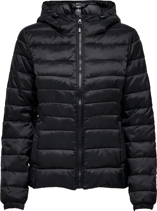 Foto: Onptahoe hood jacket otw jack met hoody gevoerd dames zwart met reflecterende bies maat xs