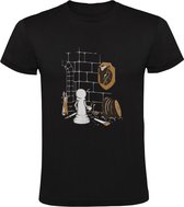 Schaak pion Heren T-shirt | bordspel | schaakbord | spel | schaken