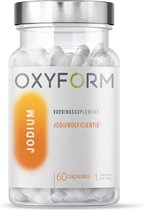 Oxyform Jodium 150 µg I 60 Capsules I 100% van de aanbevolen inname I Voedingssupplement I Schildklieren I Draagt ​​bij tot een normale werking van de schildklier I Gemaakt in België