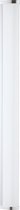 EGLO Gita 2 Wand/Plafondlamp - LED - Lengte 900mm. - Chroom - Wit