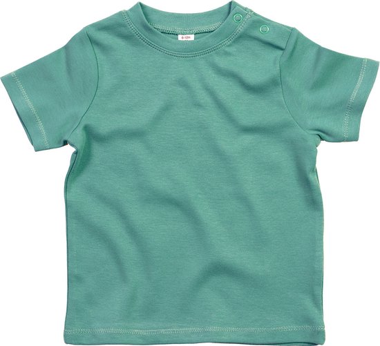 BabyBugz - Baby T-Shirt - Sagegroen - 100% Biologisch Katoen - 92