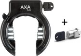 Ringslot Axa Solid Plus + accuslot Shimano Steps 8035 en afdekkapjes (met uitneembare sleutels)