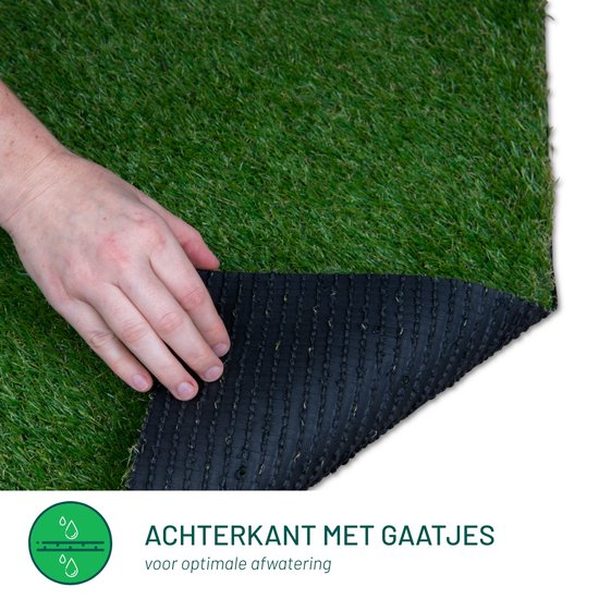 Green Turtle Kunstgras - Grastapijt - 200x300cm - 26mm - STANLEY PARK PREMIUM - Artificieel Gras - Grastapijt voor buiten en binnen - Zeer zacht en realistische kwaliteit - Kunstgras voor buiten, tuin, balkon, terras of speelhoek