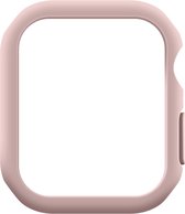 Geschikt voor Apple Watch Series 8/7, 45mm Volledige bescherming Gehard Glas – Roze