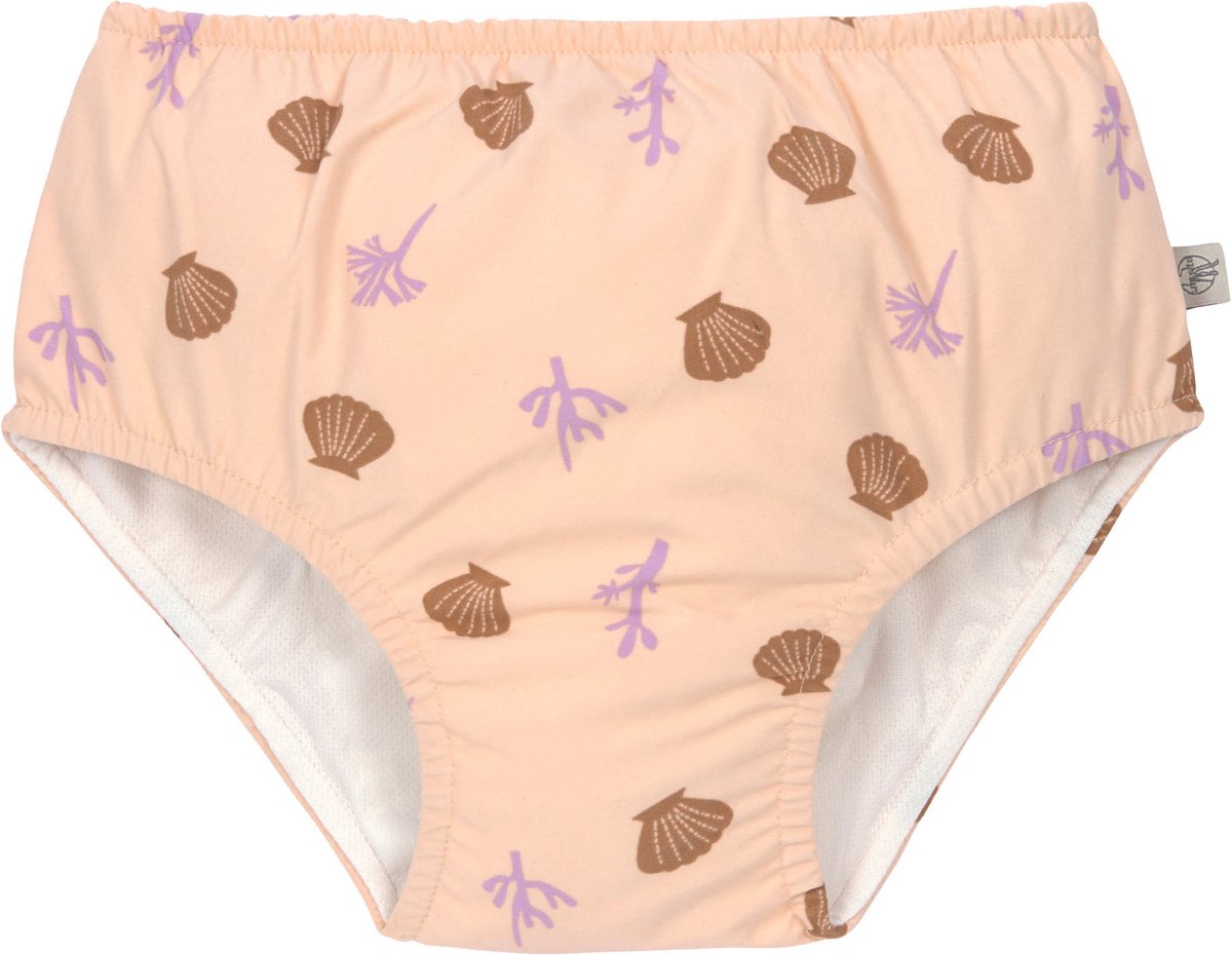 Lässig Zwembroekje met luier Splash & Fun Corals peach rose, 07-12 mnd. Maat 74/80