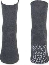 Basset -Antislip sokken Volwassenen - Antraciet - Maat 43/46