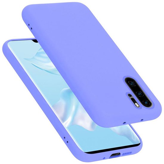 Cadorabo Hoesje geschikt voor Huawei P30 PRO in LIQUID LICHT PAARS - Beschermhoes gemaakt van flexibel TPU silicone Case Cover