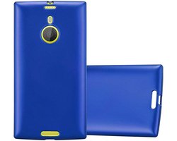 Cadorabo Hoesje geschikt voor Nokia Lumia 1520 in METAAL BLAUW - Beschermhoes gemaakt van flexibel TPU silicone Case Cover