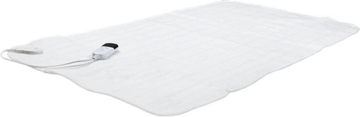 Bol.com Haushalt Elektrisch Deken - 150 x 80 cm - Onderdeken - Wit aanbieding
