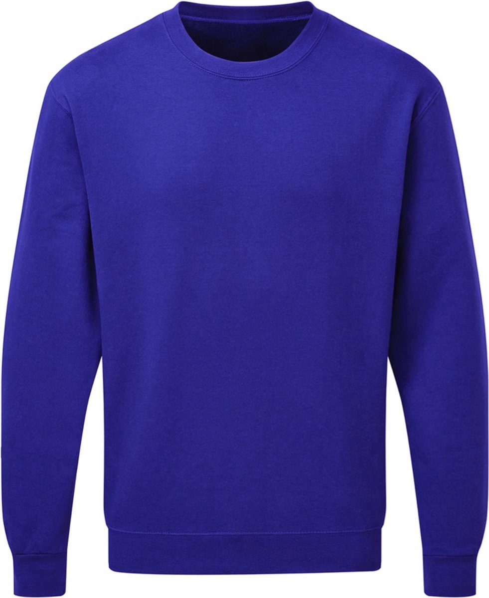 Kobalt Blauwe heren sweater Crew Neck merk SG maat 4XL