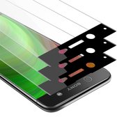 Cadorabo 3x Screenprotector geschikt voor Sony Xperia XA ULTRA Volledig scherm pantserfolie Beschermfolie in TRANSPARANT met ZWART - Getemperd (Tempered) Display beschermend glas in 9H hardheid met 3D Touch