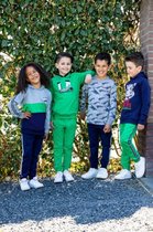 B'Chill Broekje Jogpants Bastiaan groen Kids & Kind Jongens Groen - Maat: 140/146