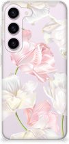 Tenphone Etui Coque pour Samsung Galaxy S23 Coque Téléphone Belles Fleurs