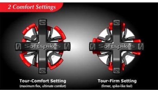 Softspikes Black Widow Tour golfspikes (fast twist) van Softspikes — afbeelding 2