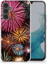 Smartphonehoesje Geschikt voor Samsung Galaxy A34 Smartphone hoesje Vuurwerk