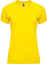 Maillot de sport femme jaune manches courtes Bahreïn marque Roly taille XL