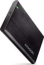 AXAGON EE25-A6C USB-C 3.2 Gen 1 - SATA 6G 2.5 External SCREWLESS ALU RAW box BLACK *USBAM *USBCF *SATAF