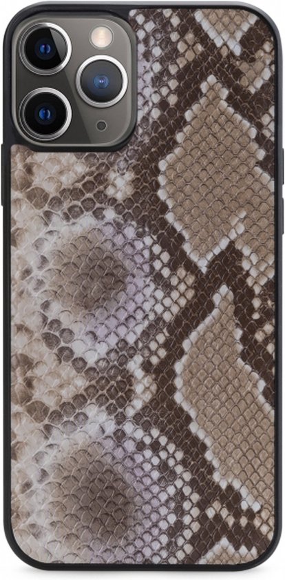 Etui Clutch Case pour iPhone 12 Pro Max - Mobilize - Imprimé serpent Beige - Similicuir
