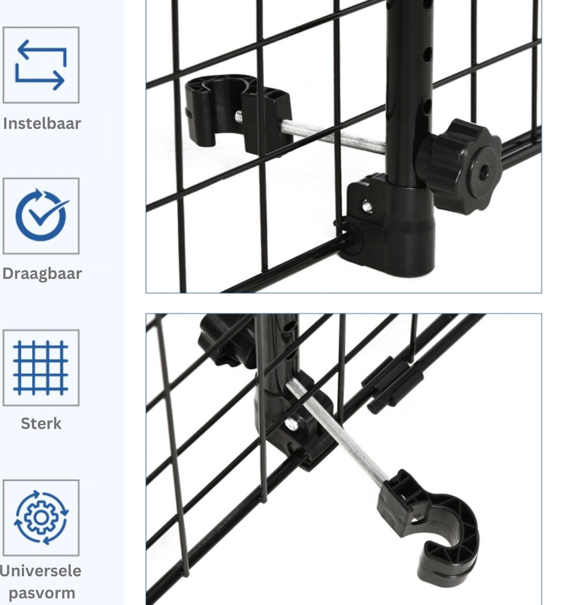Trixie Autorek Universeel - Hondenautoaccessoire - Zilver Zwart 94-114x69 Cm - Autoaccessoires - Pets Place Trixie Autorek Universeel - Hondenautoaccessoire - Zilver Zwart 94-114x69 Cm - Autoaccessoires - Pets Place