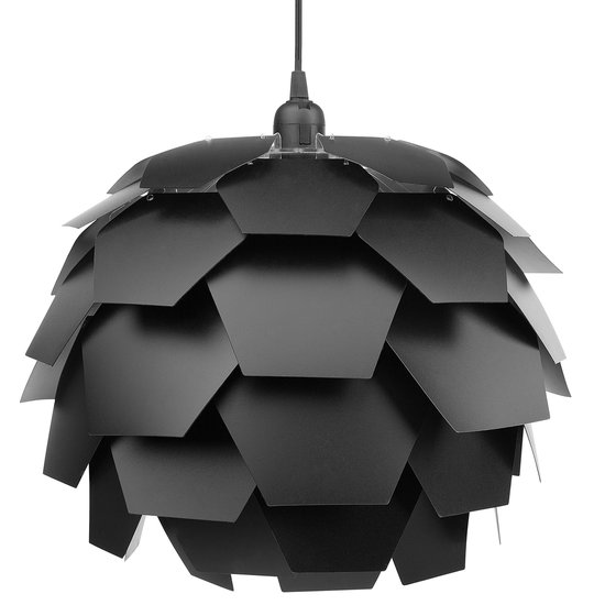 SEGRE - Hanglamp - Zwart - Synthetisch materiaal