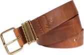 Legend Dames - Leren Riem - Naturel - 85 cm