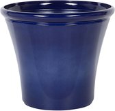 KOKKINO - Plantenbak - Blauw - 50 cm - Klei-vezelmengsel