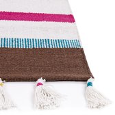Vloerkleed HISARLI Multicolor 140 x 200 cm Katoen