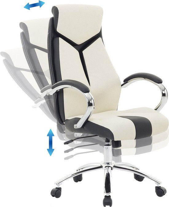 Beliani FORMULA - Chaise de bureau - beige - polyester