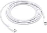 iPhone oplader kabel 2 meter geschikt voor Apple iPhone 6,7,8,X,XS,XR,11,12,13,Mini,Pro Max - iPhone kabel - iPhone oplaadkabel - Lightning naar USB-C kabel - iPhone lader - iPhone charging cable - USB‑C-naar-Lightning-kabel (2 m)
