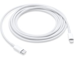 iPhone oplader kabel 2 meter geschikt voor Apple iPhone 6,7,8,X,XS,XR,11,12,13,Mini,Pro Max - iPhone kabel - iPhone oplaadkabel - Lightning naar USB-C kabel - iPhone lader - iPhone charging cable - USB‑C-naar-Lightning-kabel (2 m)