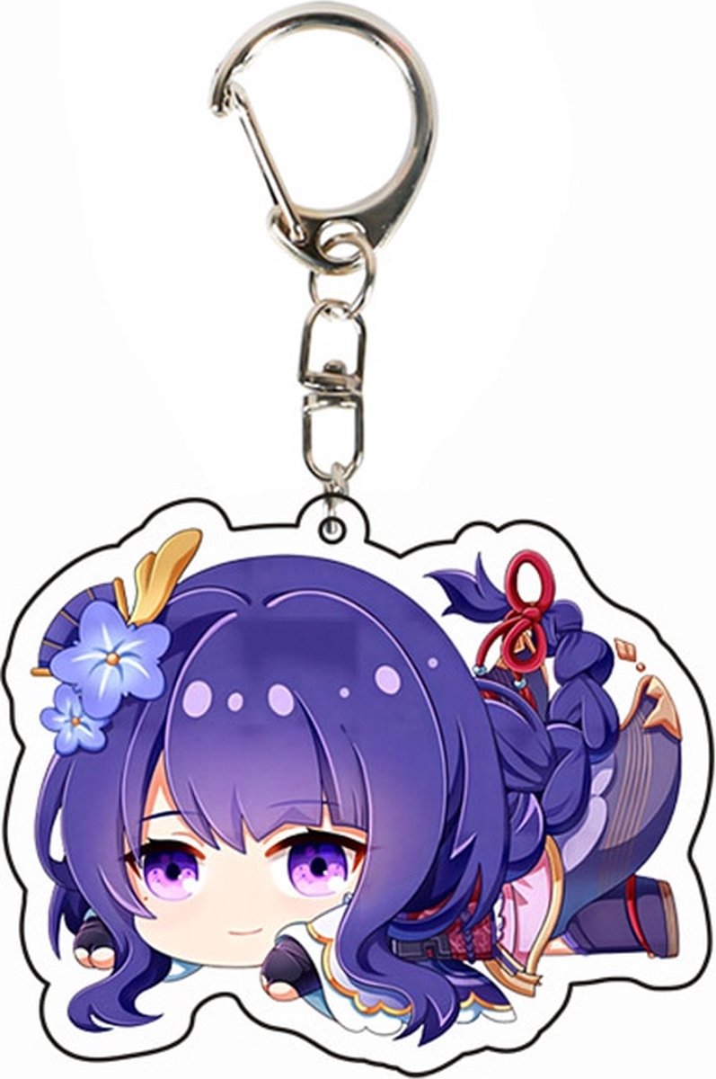 Genshin Impact - Raiden Ei - Sleutelhanger/Keychain - Anime Merchandise - Figure - Manga