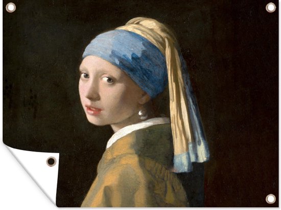 Meisje met de parel - Schilderij - Oude meesters - Vermeer - Tuindoek