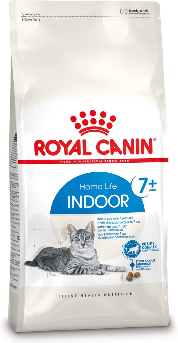 Jeg vasker mit tøj edderkop føderation Royal Canin Indoor 7+ - Kattenvoer - 1,5 kg | bol.com