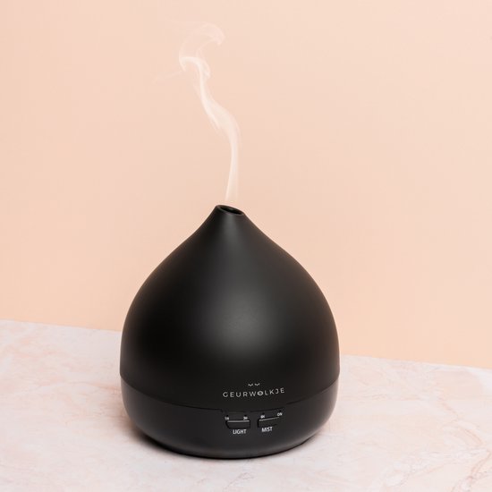 Geurwolkje Unity 2.0 Aroma Diffuser – Ultrasone Geurverspreider – Mat Zwart