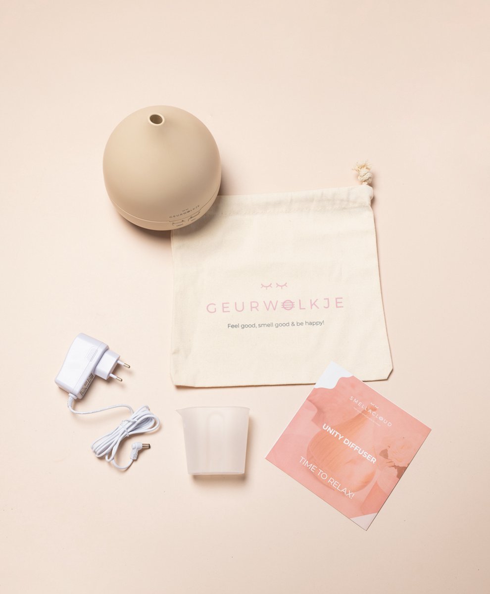 Geurwolkje Unity 2.0 Aroma Diffuser – Ultrasone Geurverspreider – Nude — cadeau in Wonen & Interieur - foto 2