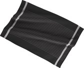 Keukenhanddoek 50x70cm, set3,stripe coloured center, black